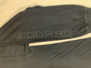 Vintage 1998 Rammstein Long Sleeve Tour T Shirt Black XL Sehnsucht Blue Grape 4
