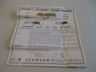 Crisp Gold Print Box Paper For The Johnson Automatic Striker