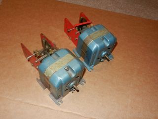 2 Gilbert Erector A - 49 110 Volt Electric Motors,  Late 1940 