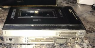 Vintage SONY WALKMAN WM - 3 Stereo Cassette Player DELUXE w/Box PARTS/REPAIR 10