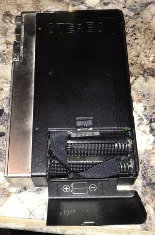 Vintage SONY WALKMAN WM - 3 Stereo Cassette Player DELUXE w/Box PARTS/REPAIR 9