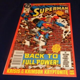 Superman 50 2nd Print Newsstand Edition - Rare - Historic Engagement Issue (f)