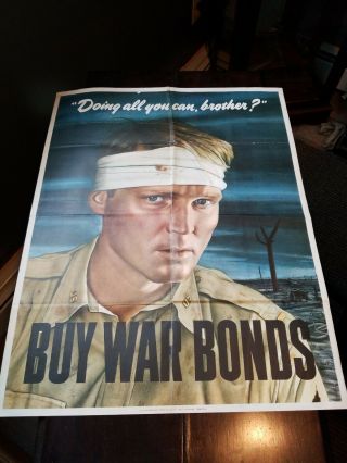 Wwii War Bond Poster