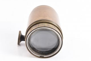 Antique Petzval Style Brass Large Format Portrait Lens 22 2F 15 V50 2