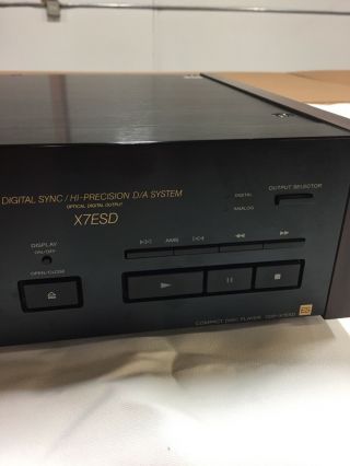 Sony cdp - x7esd CD player Sony flagship like a tank low use vintage before sacd 3