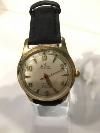 Rare - Historical - Vintage - Stowa - Automatic - Watch - Gold - Plated 2