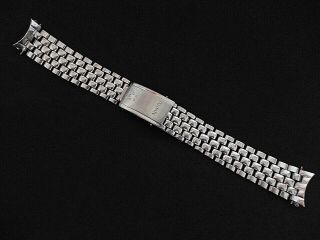Vintage Eterna Kontiki Long Steel Bracelet Band Gay Freres 18mm Kg Terminals 60s