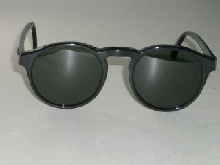 Vintage B&l Ray - Ban W0930 Wnao Black G15 Small Gatsby Style 1 Sunglasses W/case