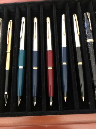Thirty (30) Vintage/semi - Modern Sheaffer And Parker Fountain Pens