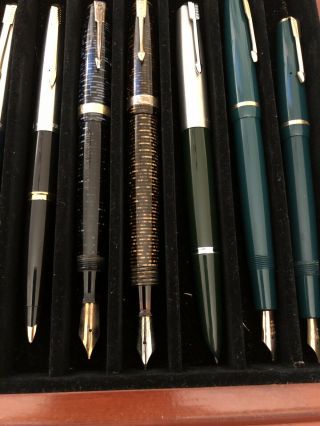 Thirty (30) Vintage/Semi - Modern Sheaffer and Parker Fountain Pens 2