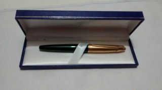 Waterman Edson Green 18k Gold Nib Rare Pen
