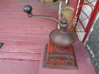 Griswold Cast Iron Grand Union Tea Company Antique Coffee Grinder Mill