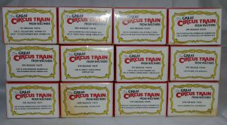 Vintage Walthers The Great Circus Train Set Of 12 Ho Scale