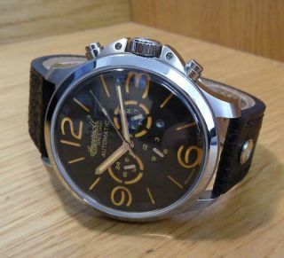Mens Vintage Military Ingersoll Totem IN1503GYOR Automatic Ltd Edition Watch 8