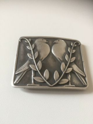 Georg Jensen Vintage Silver Buckle 68.  Rare And