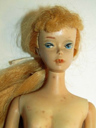 Vintage 3/4 Blonde Ponytail Needs Tlc