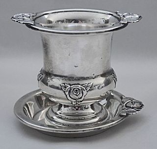 Mueck Cary Co Sterling Silver Toothpick Holder With Tray