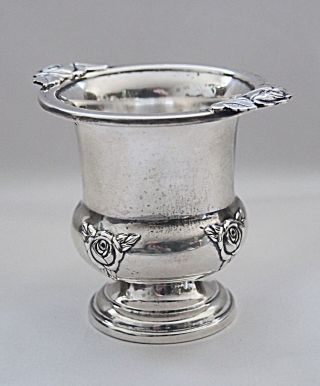 MUECK CARY CO STERLING SILVER TOOTHPICK HOLDER WITH TRAY 2