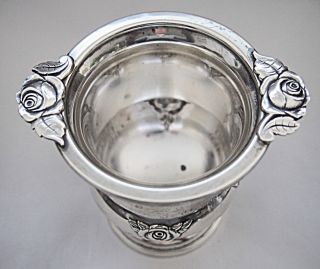 MUECK CARY CO STERLING SILVER TOOTHPICK HOLDER WITH TRAY 5