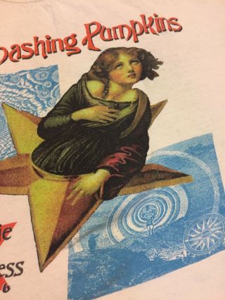 Vintage 1996 Smashing Pumpkins Mellon Collie Infinite Sadness Tour T - shirt XL 4