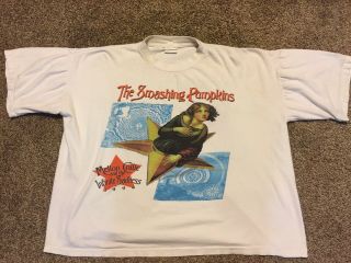 Vintage 1996 Smashing Pumpkins Mellon Collie Infinite Sadness Tour T - shirt XL 6