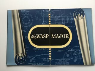 Rare Wwii Pratt & Whitney Aircraft Engines Booklet - Wasp Major/ R - 4360 Navy/army