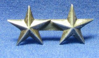 Wwii Sterling 2 Star Major General Insignia Rank Collar Insignia By Vanguard