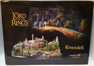 Weta Lord Of The Rings Rivendell Environment Statue Hobbit Elf Rare