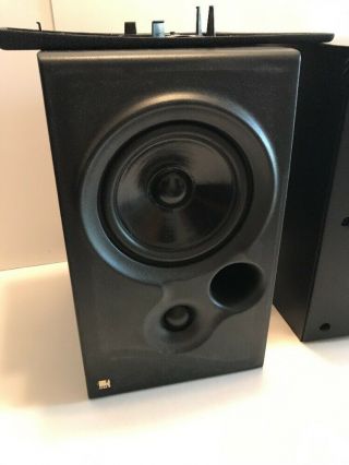 Vintage KEF Coda 7 Black Bookshelf Speakers Made in England 7