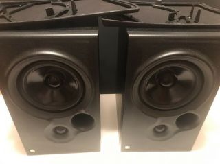 Vintage KEF Coda 7 Black Bookshelf Speakers Made in England 8