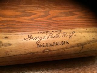 Vintage Louisville Slugger 40 B.  R.  Babe Ruth Bat 36” 2