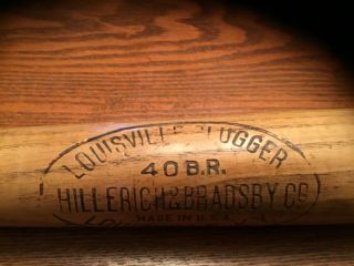 Vintage Louisville Slugger 40 B.  R.  Babe Ruth Bat 36” 3