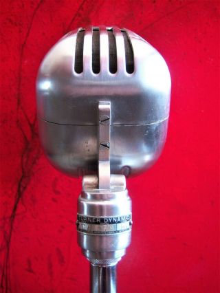 Vintage RARE 1940 ' s Turner 101A ribbon dynamic microphone old w period stand 5