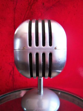 Vintage RARE 1940 ' s Turner 101A ribbon dynamic microphone old w period stand 9