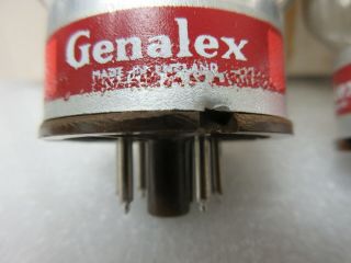 GENALEX KT88 ENGLAND PAIR VINTAGE GOLD LION Vacuum Tubes Old Stock from shop 6