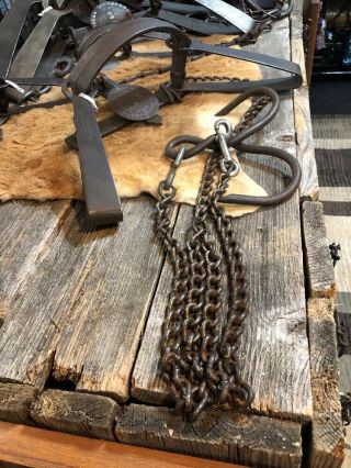 Vintage S.  Newhouse 4 1/2 Wolf Trap,  Antique Traps, 3