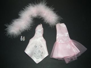 Vintage Rare 1966 Sears Exclusive Barbie Fashion Tickled Pink Formal complete 4