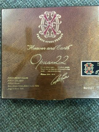 Fuente Fuente Opus 22 OpusX Forbidden X Heaven & Earth Humidor - 16 RARE CIGARS 10