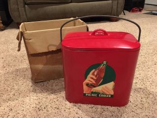 Vintage Coca Cola Ice Chest Cooler Rare - All Coke