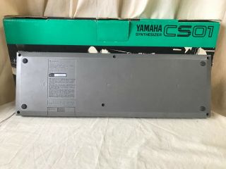 Yamaha CS01 vintage analog monophonic synthesizer w/ box 6