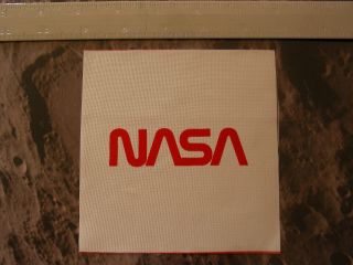 Original/vintage Nasa Worm Logo Emblem Beta Cloth Patch