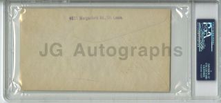 Joe DiMaggio PSA/DNA Slabbed Autographed Vintage 1939 100 Years of Baseball FDC 2