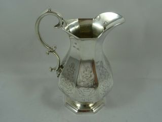 Quality Solid Silver Victorian Silver Milk Jug,  1852,  246gm