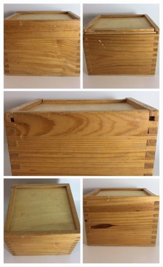 Vintage Children’s Wooden Blocks - Set of 48 - Storage Box 5