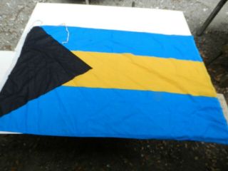 X Large Antique Maritime Navy Sectional Signal Flag 36 " X 60 " ???