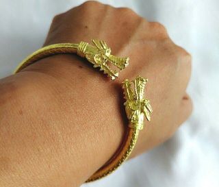 Bracelet Dragon Brass Lp Buddha Thai Amulet Yant Power Success Prosperity Life