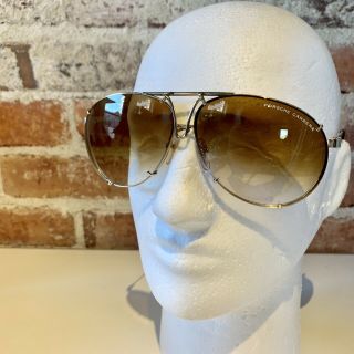 Vintage Porsche Design Carrera Sunglasses 5621 Gold - Large.