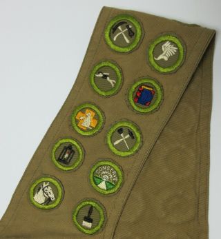 Vintage BOY SCOUTS EAGLE MERIT BADGES TYPE B FARMING ANGLING TYPE C MEDAL PHOTOS 5