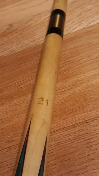 Brunswick antique,  vintage,  collectable Willie Hoppe pool cue 10