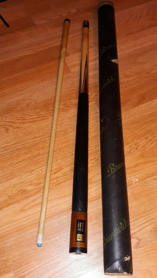 Brunswick antique,  vintage,  collectable Willie Hoppe pool cue 2